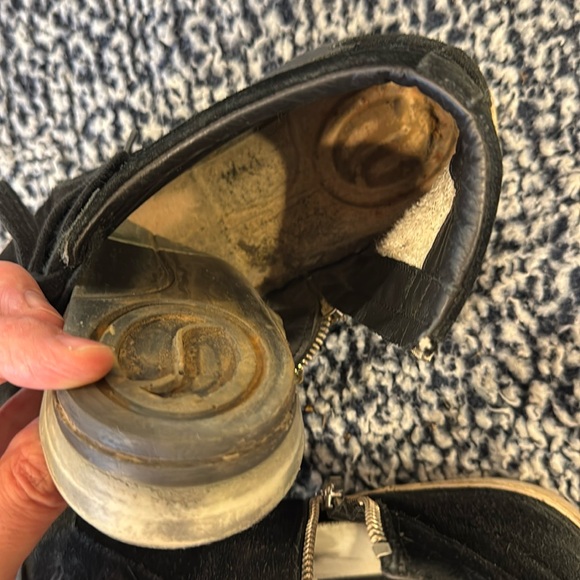 Golden Goose black suede Slide high-tops - euro size 45 - good used condition - Picture 14 of 16